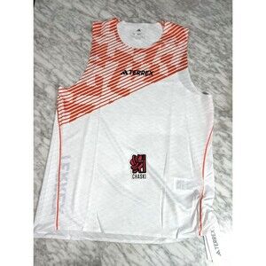 Adidas Terrex Pro Techrock running Tank Top Singlet JX2831 White Men Medium NEW